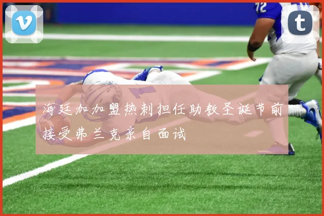 海廷加加盟热刺担任助教圣诞节前接受弗兰克亲自面试