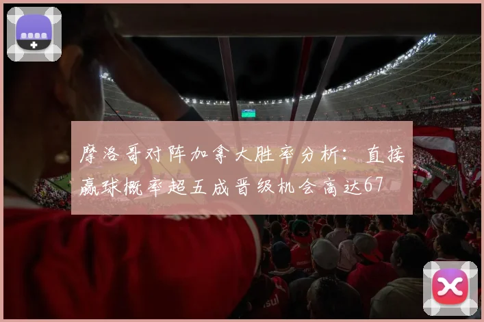 摩洛哥对阵加拿大胜率分析：直接赢球概率超五成晋级机会高达67